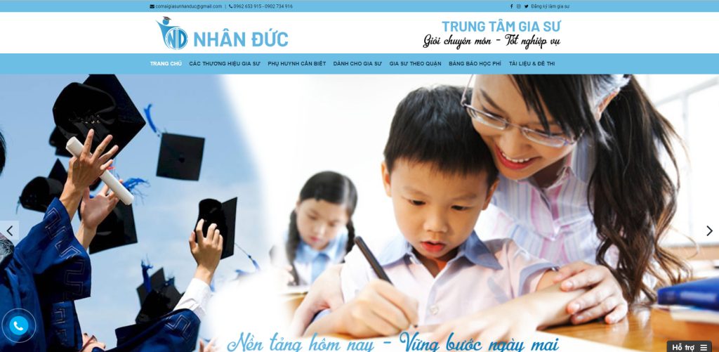 trung tâm gia sư Nhân Đức