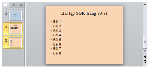 Nêu Các Bước Tạo Màu Nền Trang Chiếu