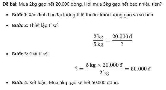 Giải Bài Toán Tỉ Lệ Thuận Tỉ Lệ Nghịch Lớp 5