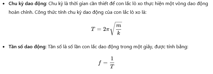 Lực Kéo Về Của Con Lắc Lò Xo